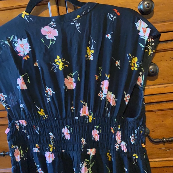 Free People black and pink floral dress - Picture 7 of 12